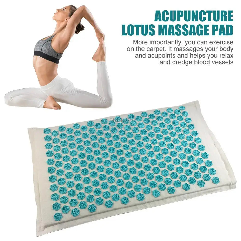 Acupressure Yoga Massage Mat & Pillow Set