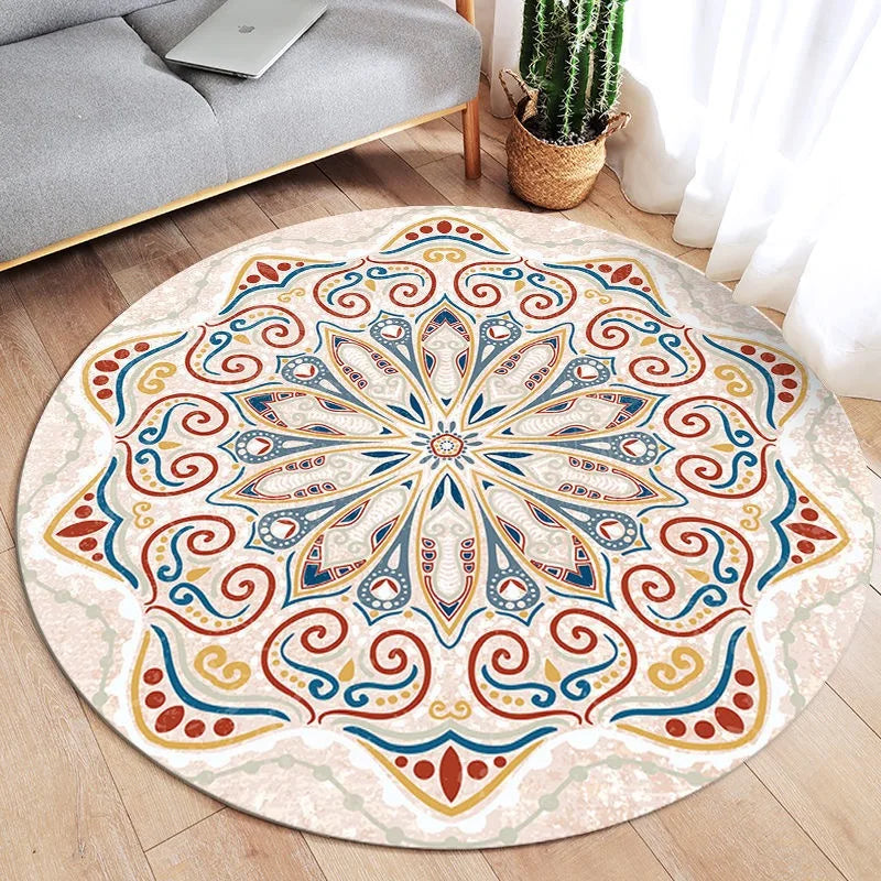Full-Color Eco-Friendly Circle Yoga Mat