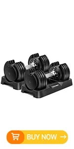 AQCDCASA Adjustable Dumbbells – 25LB/55LB