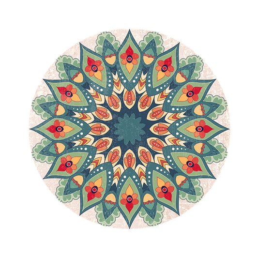 Full-Color Eco-Friendly Circle Yoga Mat