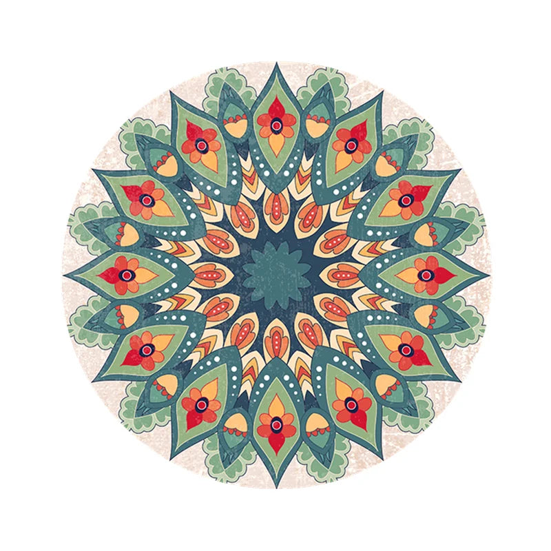 Full-Color Eco-Friendly Circle Yoga Mat