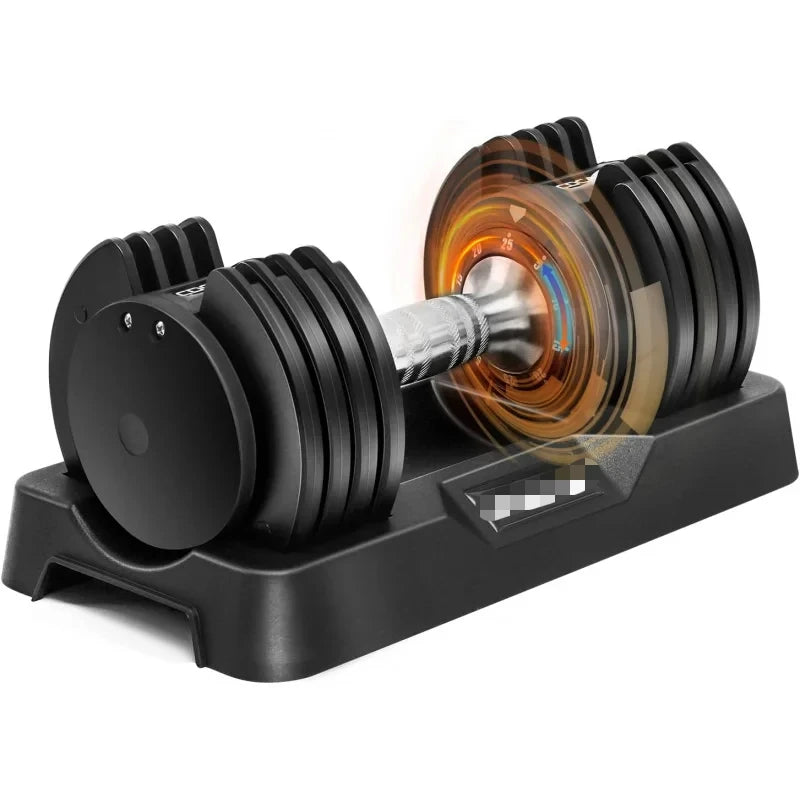 AQCDCASA Adjustable Dumbbells – 25LB/55LB