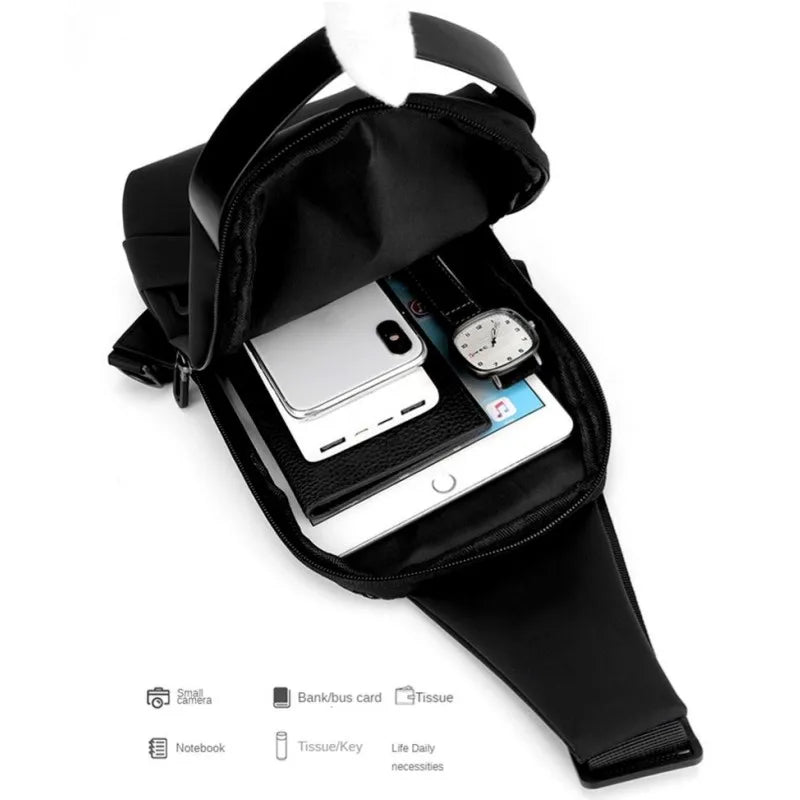ISKYBOB Men’s Sports Chest Bag