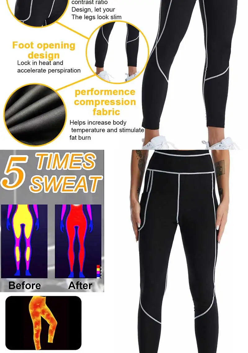 SEXYWG Women’s Sauna Waist Trainer Pants