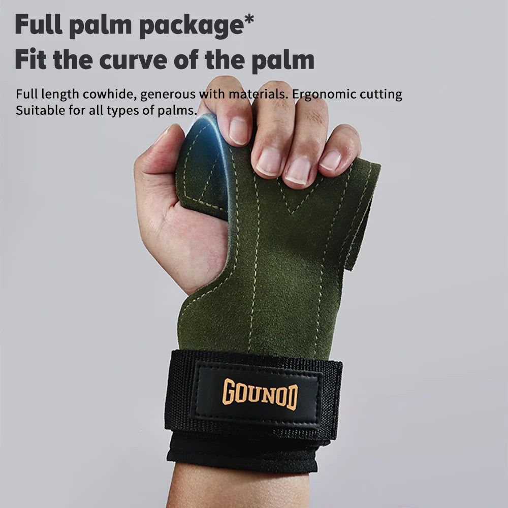 Anti-Skid Gym Gloves with Wrist Straps