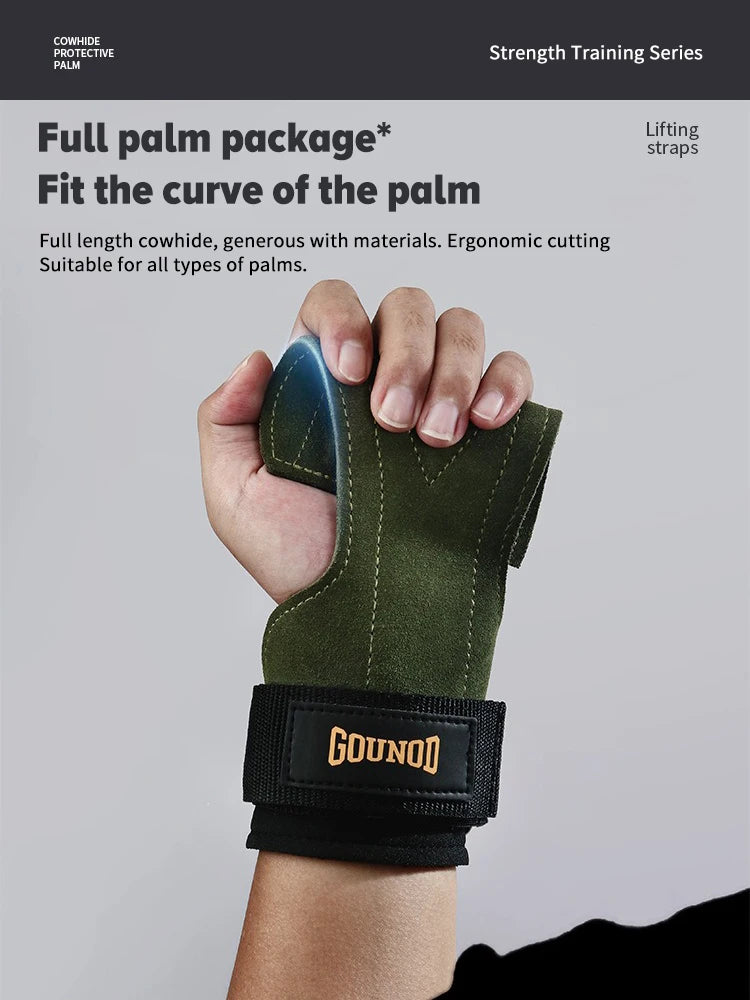 Anti-Skid Gym Gloves with Wrist Straps