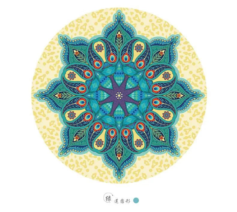 Full-Color Eco-Friendly Circle Yoga Mat