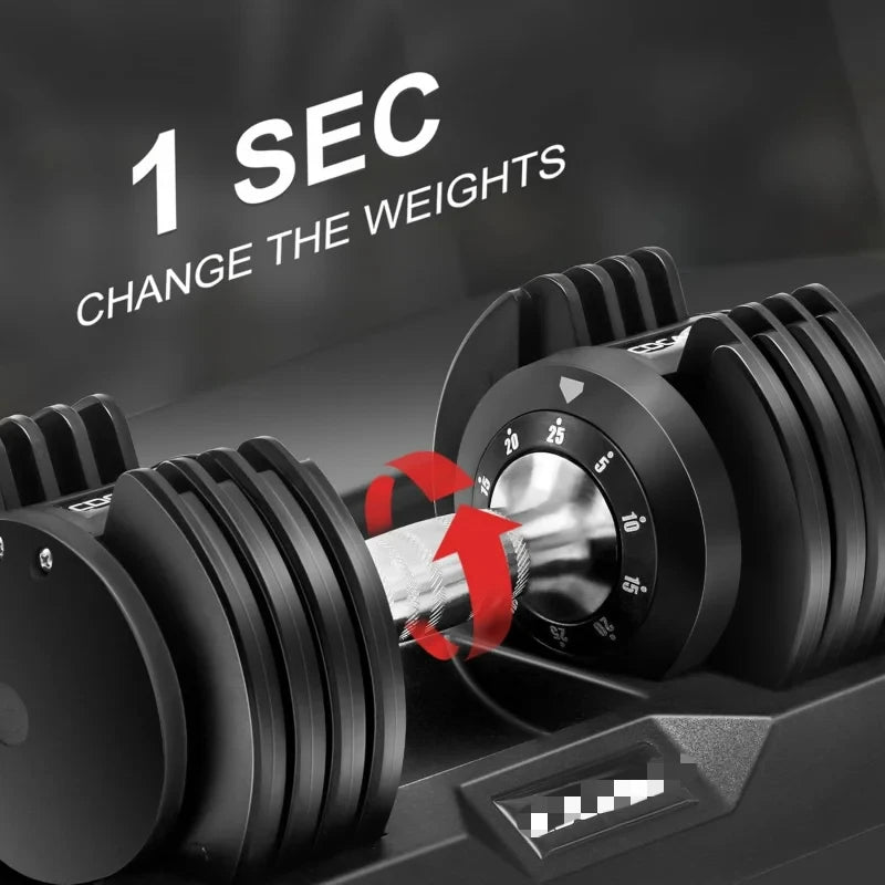 AQCDCASA Adjustable Dumbbells – 25LB/55LB