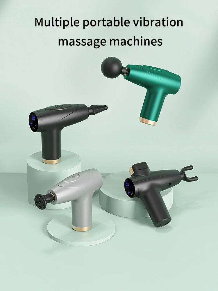 Mini 4-Head Fascia Massage Gun