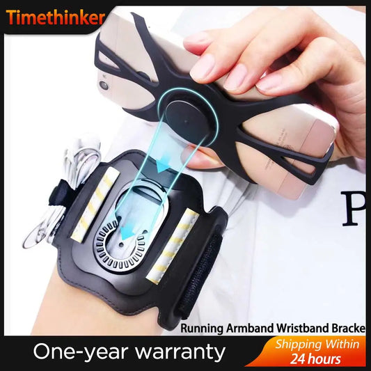 360° Swivel Running Armband with Phone Holder