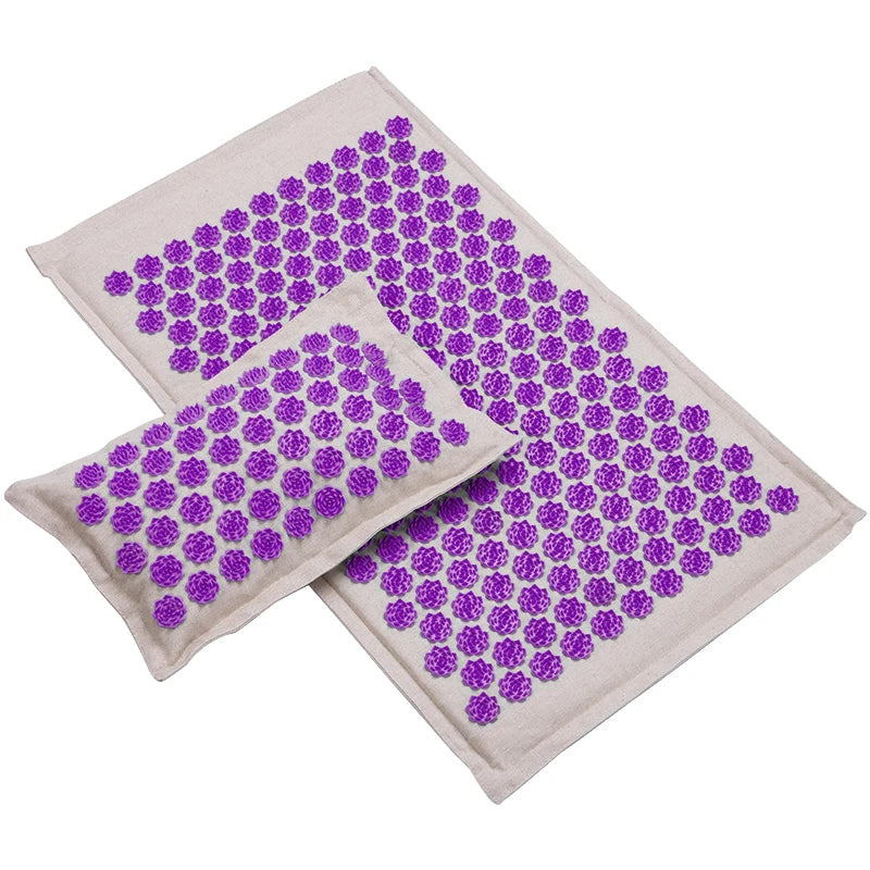 Acupressure Yoga Massage Mat & Pillow Set