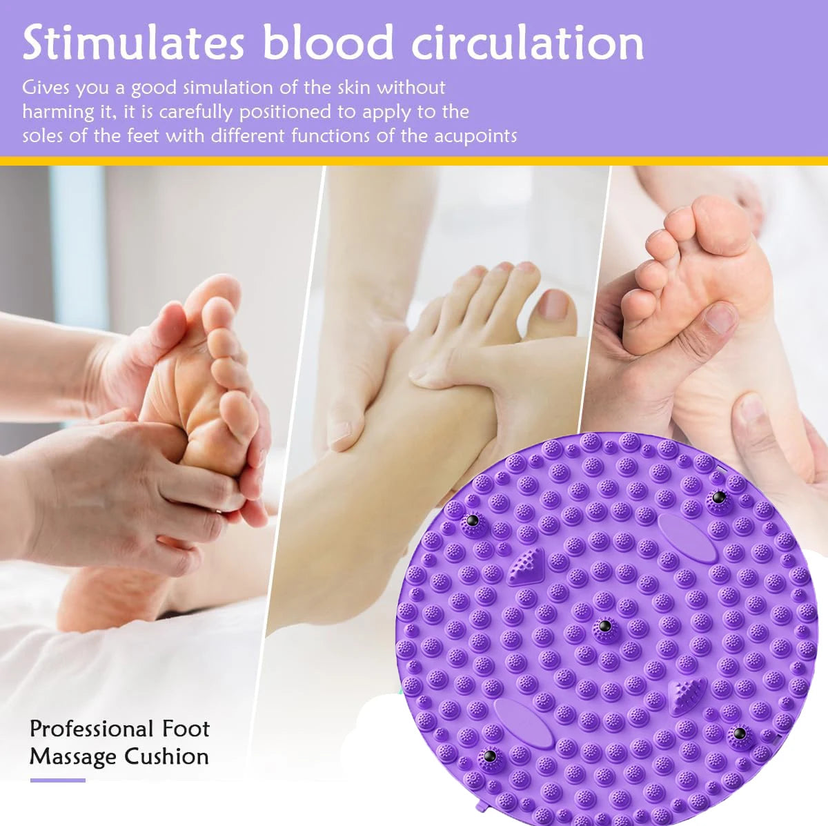 Magnetic Foot Massage Pad with Acupressure Points