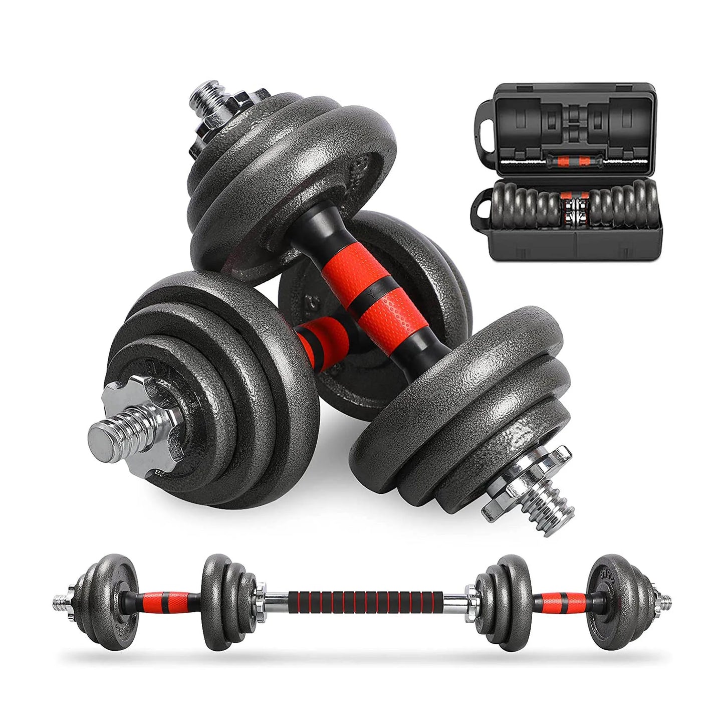 Cast Iron Adjustable Dumbbells