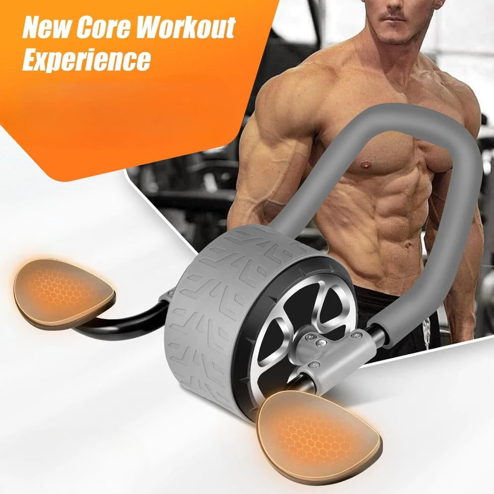 Automatic Rebound Ab Roller with Elbow Support