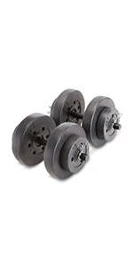 AQMarcy 40 lbs Adjustable Dumbbell Set