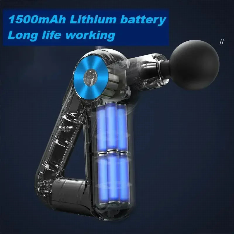 9-Head Electric Muscle Massage Gun