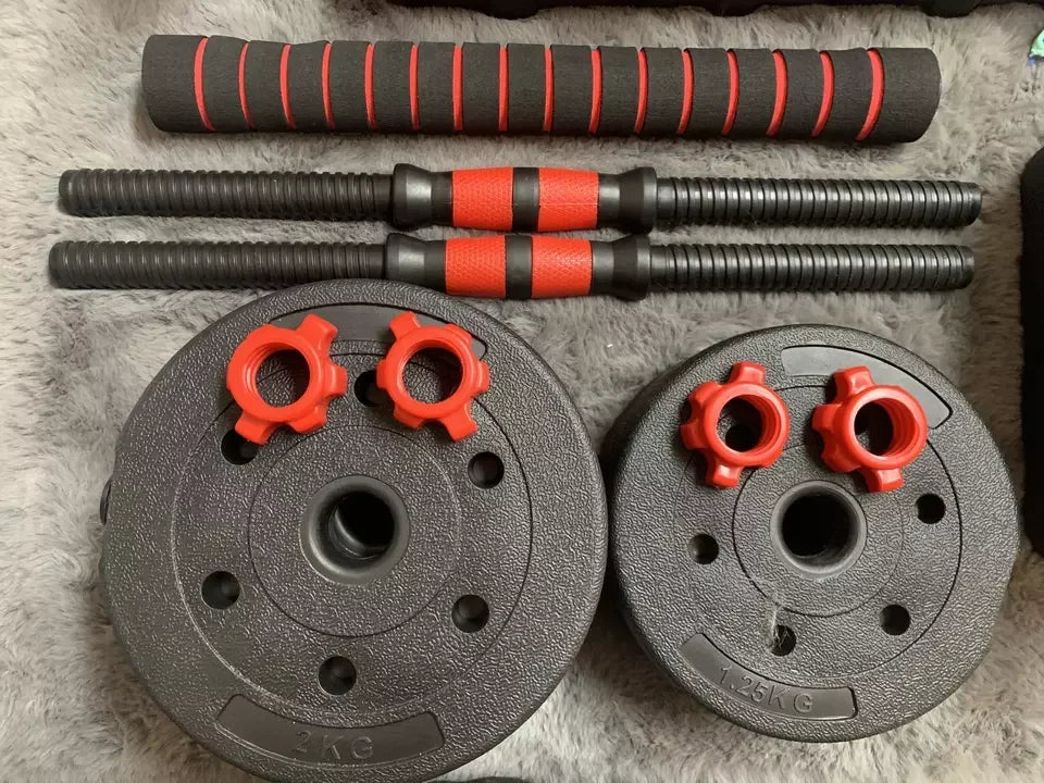 Adjustable Dumbbell & Kettlebell Set 10-50kg