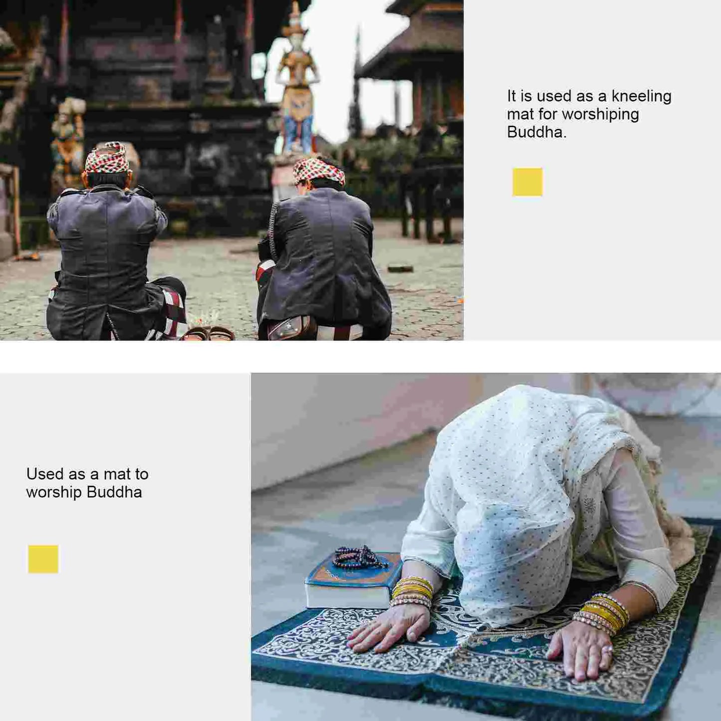 Round Worship Mat Cushion