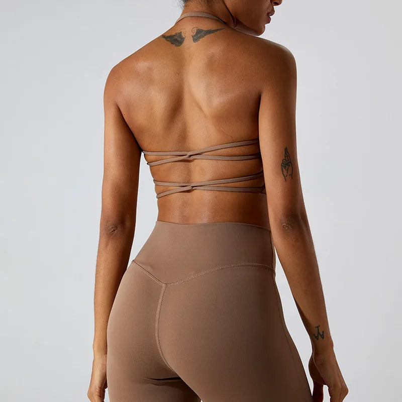 Women’s Back Cross Yoga Sports Bra