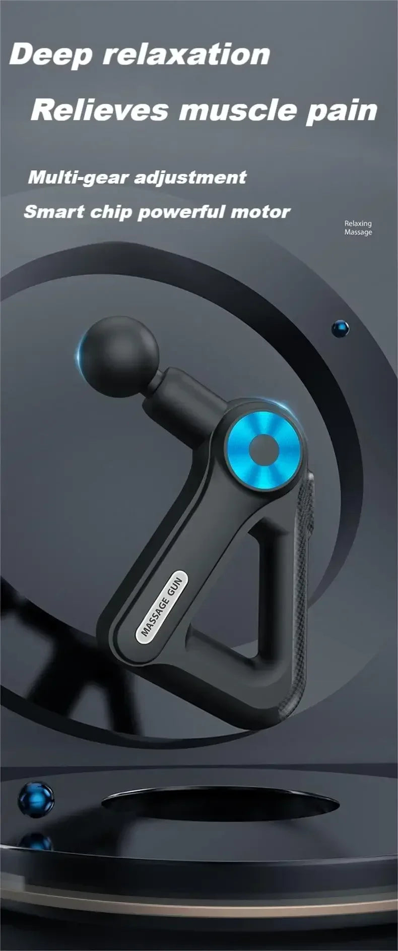 9-Head Electric Muscle Massage Gun