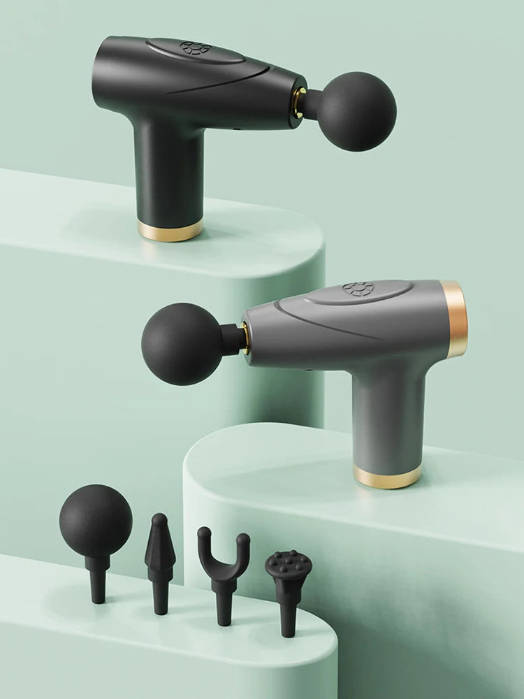 Mini 4-Head Fascia Massage Gun