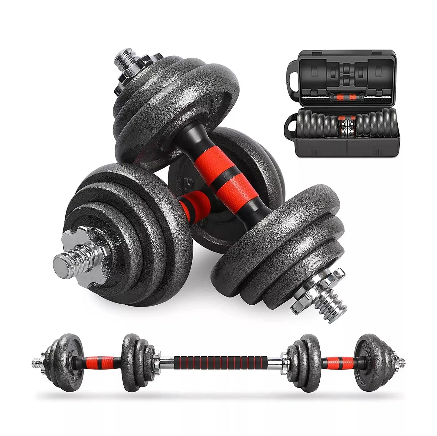 Cast Iron Adjustable Dumbbells