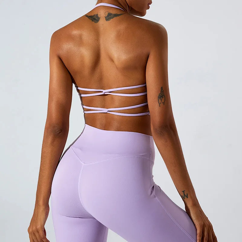 Women’s Back Cross Yoga Sports Bra