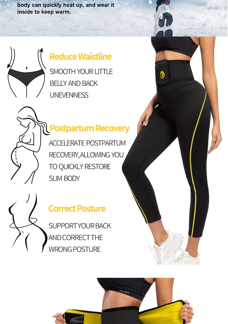 SEXYWG Women’s Sauna Waist Trainer Pants