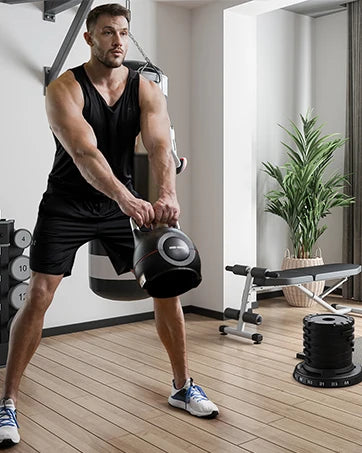Ergonomic kettlebell set Weights(5lb-44lb)