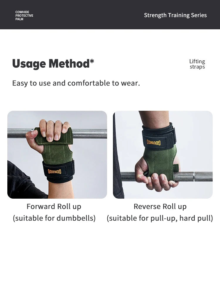 Anti-Skid Gym Gloves with Wrist Straps