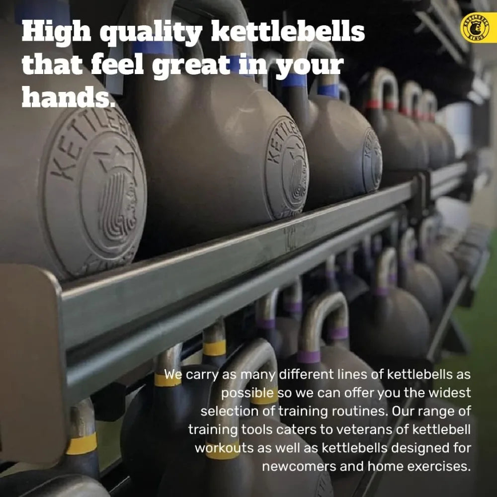 Powder Coated Kettlebell Weights 4-48 KG