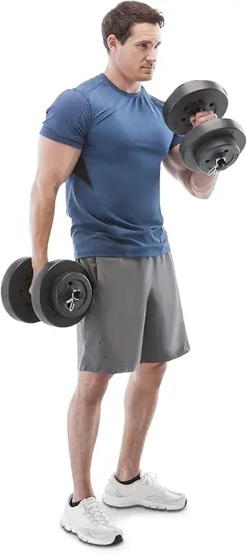 AQMarcy 40 lbs Adjustable Dumbbell Set