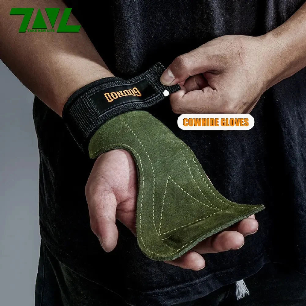 Anti-Skid Gym Gloves with Wrist Straps