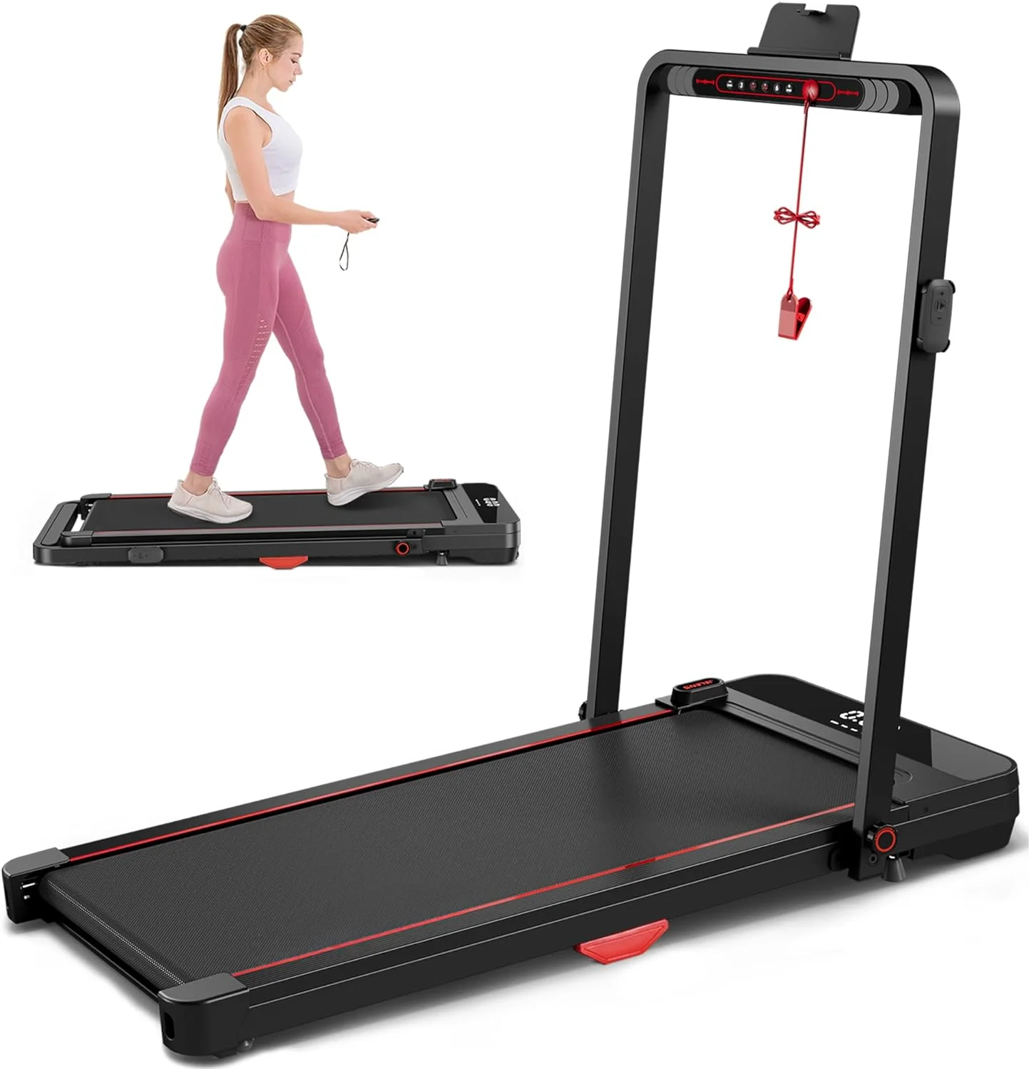 Folding Portable Treadmill with LED Display