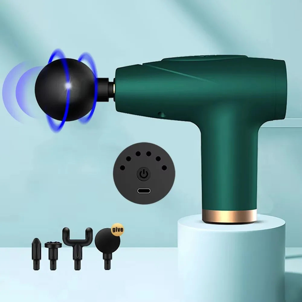 Mini 4-Head Fascia Massage Gun