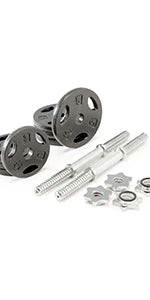 AQMarcy 40 lbs Adjustable Dumbbell Set