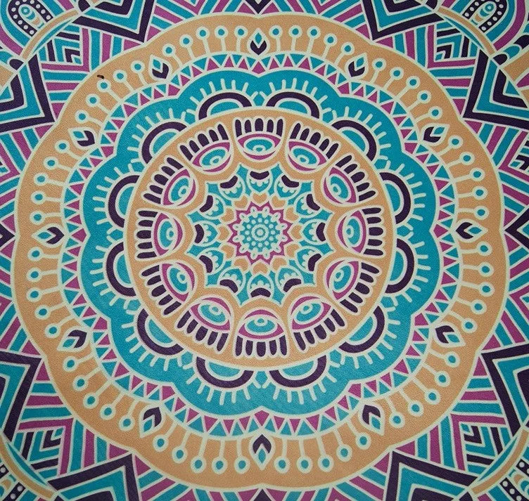 Full-Color Eco-Friendly Circle Yoga Mat