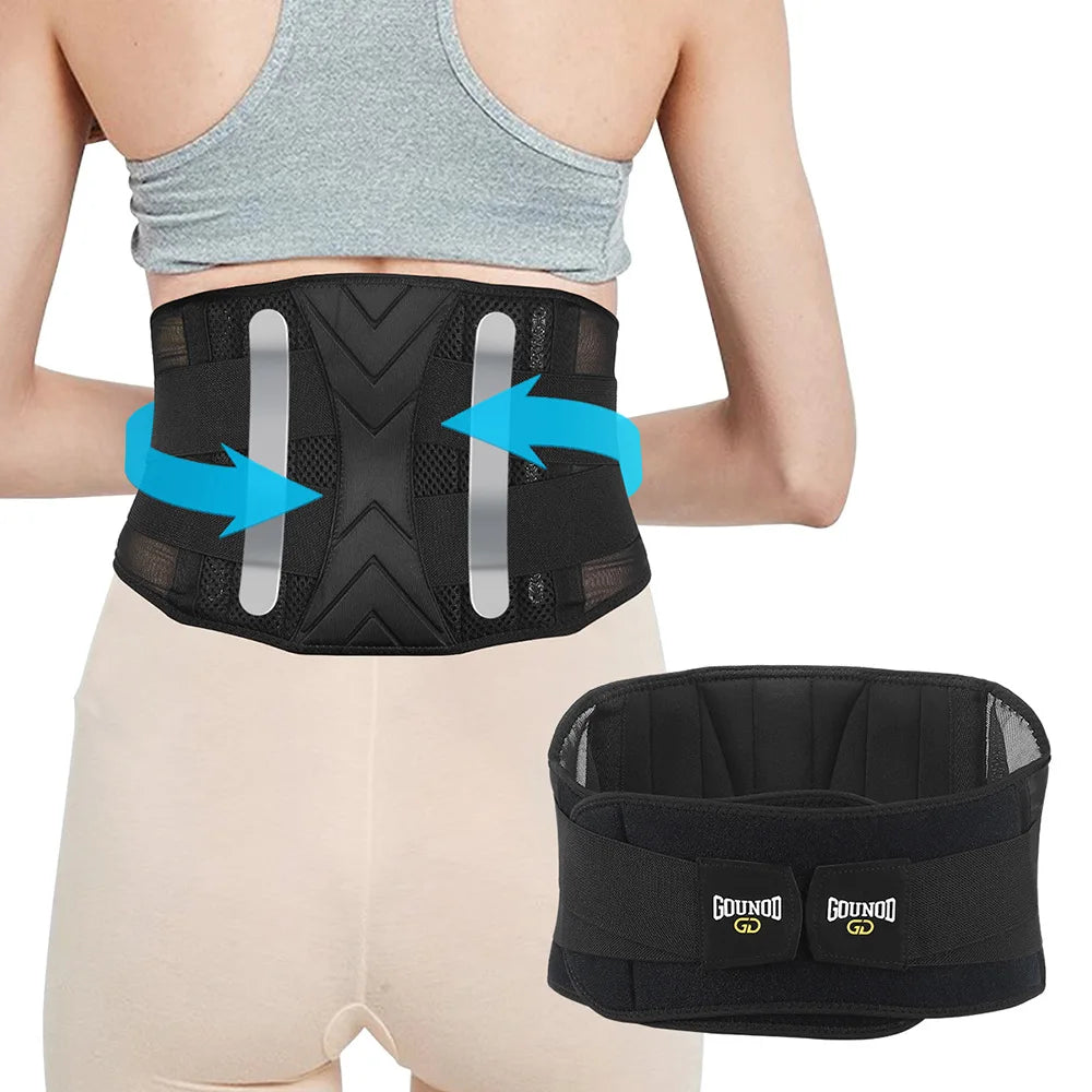 GOUNOD Adjustable Steel Plate Waist Support Belt