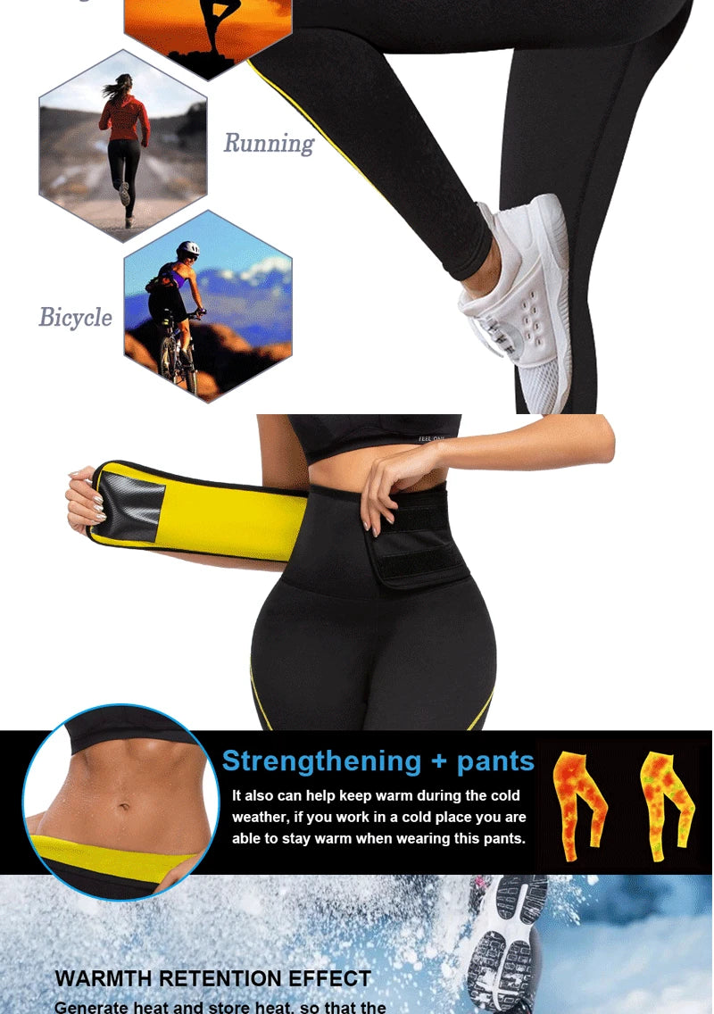 SEXYWG Women’s Sauna Waist Trainer Pants
