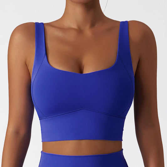 Women’s High-Support Sports Bra with Chest Pad