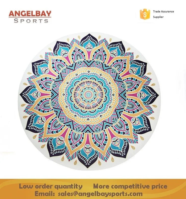 Full-Color Eco-Friendly Circle Yoga Mat