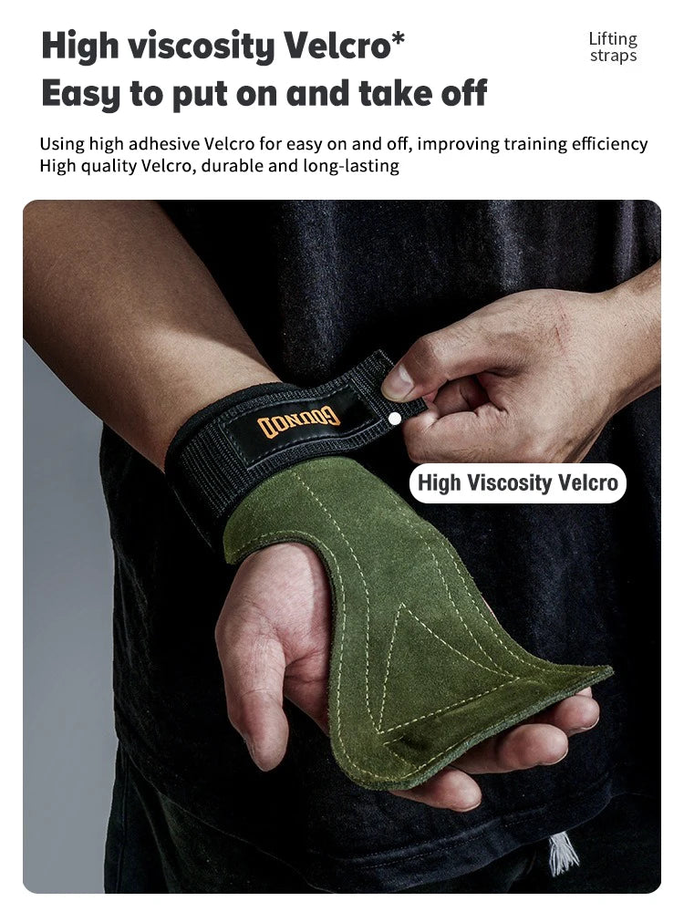 Anti-Skid Gym Gloves with Wrist Straps