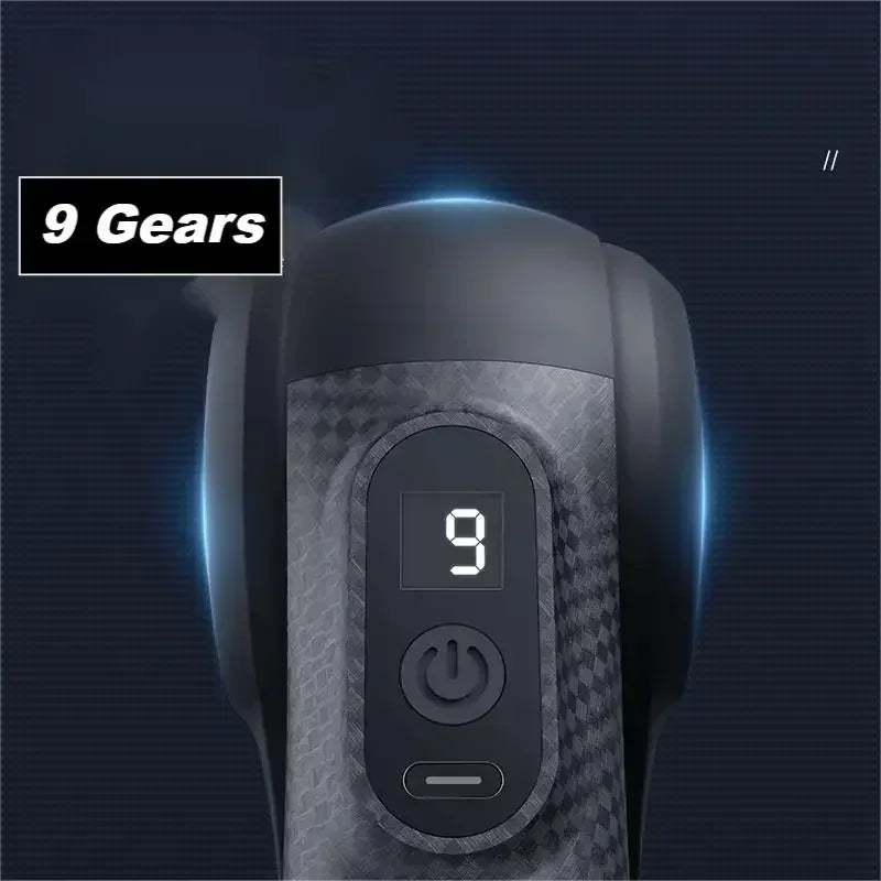 9-Head Electric Muscle Massage Gun