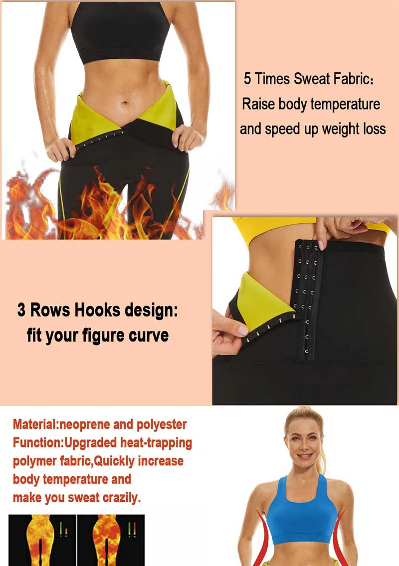 SEXYWG Women’s Sauna Waist Trainer Pants