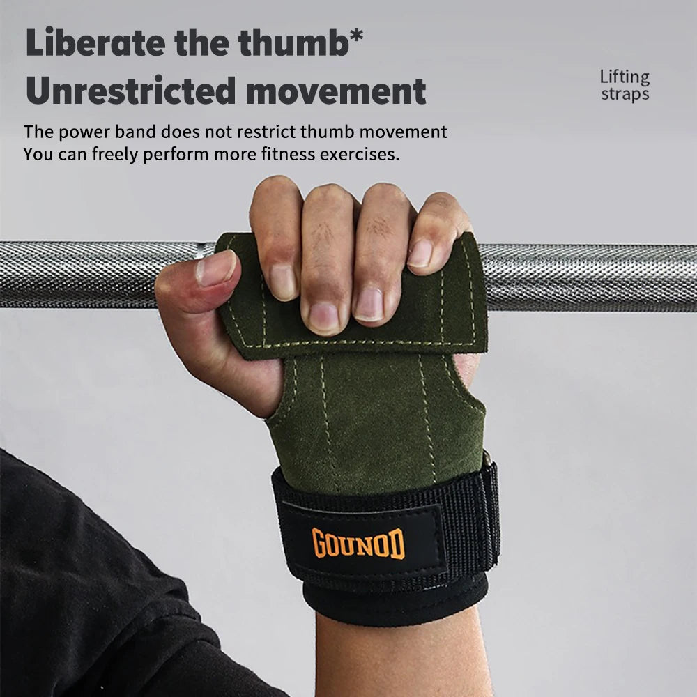 Anti-Skid Gym Gloves with Wrist Straps