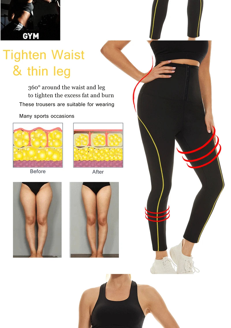 SEXYWG Women’s Sauna Waist Trainer Pants