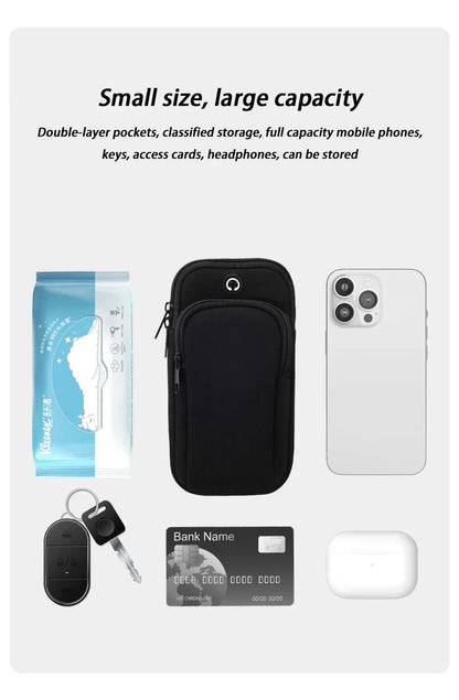 Universal Armband Sport Phone Bag For Running Arm Phone Holder Sports Mobile Case Hand for iPhone Xiaomi Huawei Under 6.5" 7.2