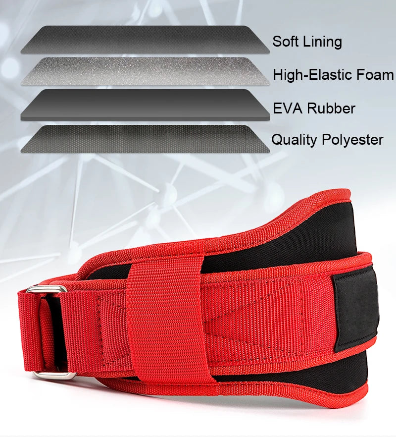 Weight Lifting Belt for Men & Women, Weight Belt for Workout Weightlifting, Powerlifting, Squat & Deadlift, Adjustable Gym Belt