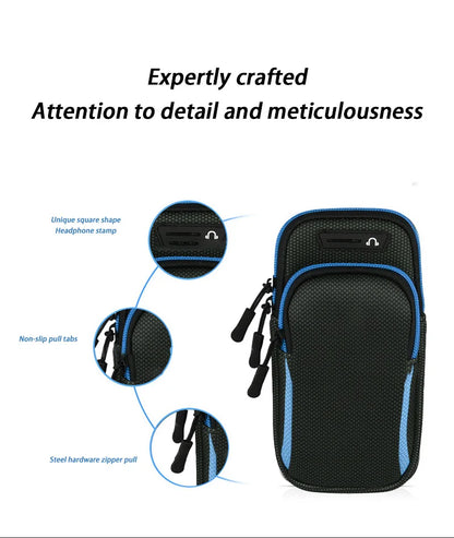 Universal Armband Sport Phone Bag For Running Arm Phone Holder Sports Mobile Case Hand for iPhone Xiaomi Huawei Under 6.5" 7.2